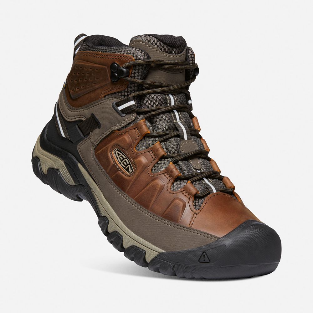 Keen Outdoor Bot Erkek Kahverengi - Targhee Iii Waterproof Mid - Türkiye UGEH25470